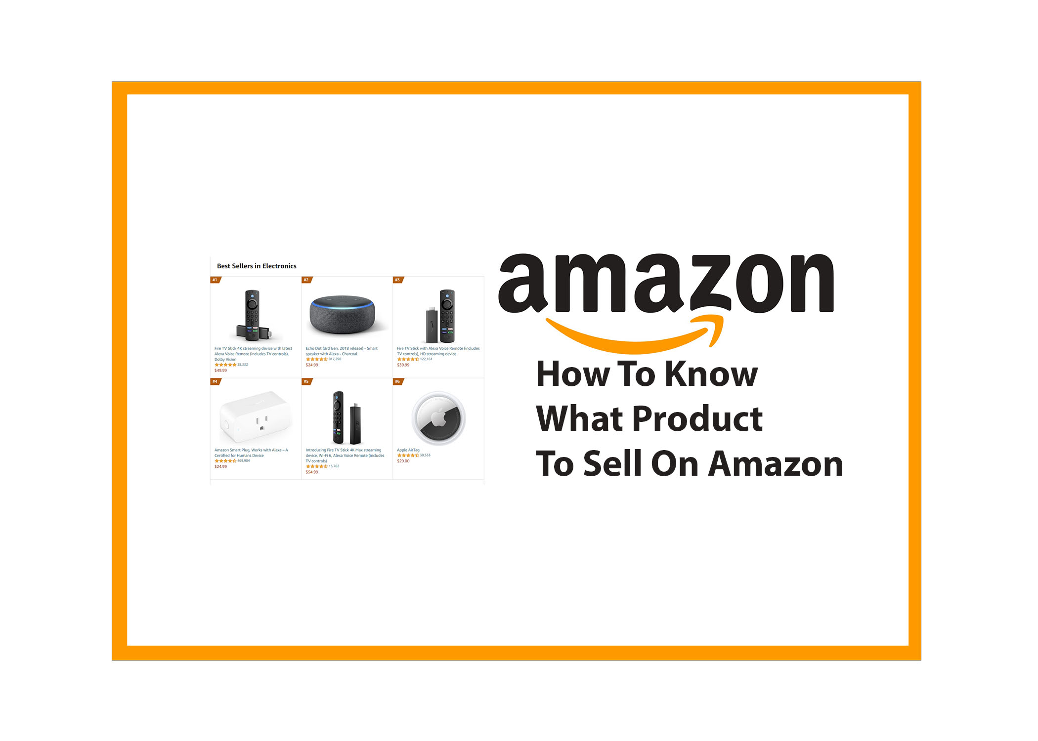 How To Know What Product To Sell On Amazon