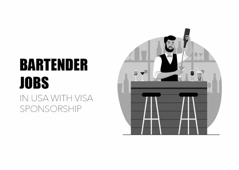 Bartender Jobs in USA with Visa Sponsorship