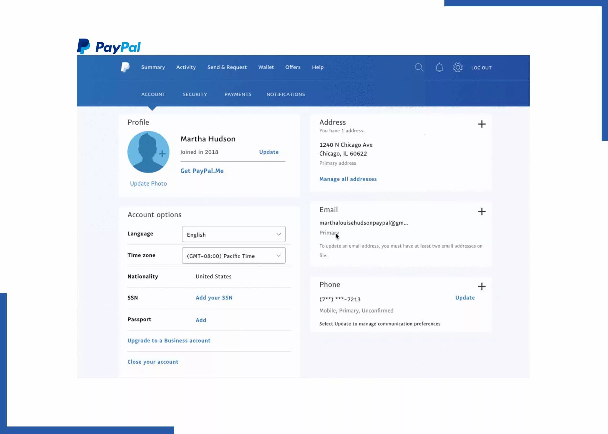 PayPal Sign Out