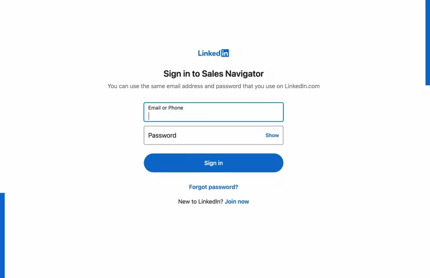 LinkedIn Sales Navigator Sign In