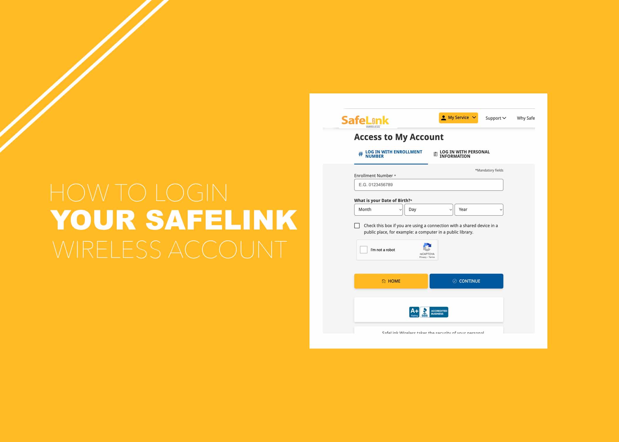 How to Login Your SafeLink Wireless Account
