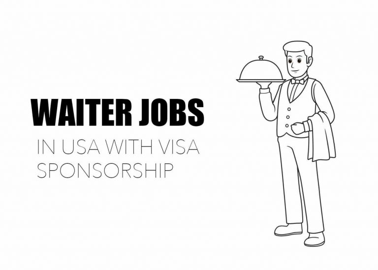 Waiter Jobs in USA with Visa Sponsorship