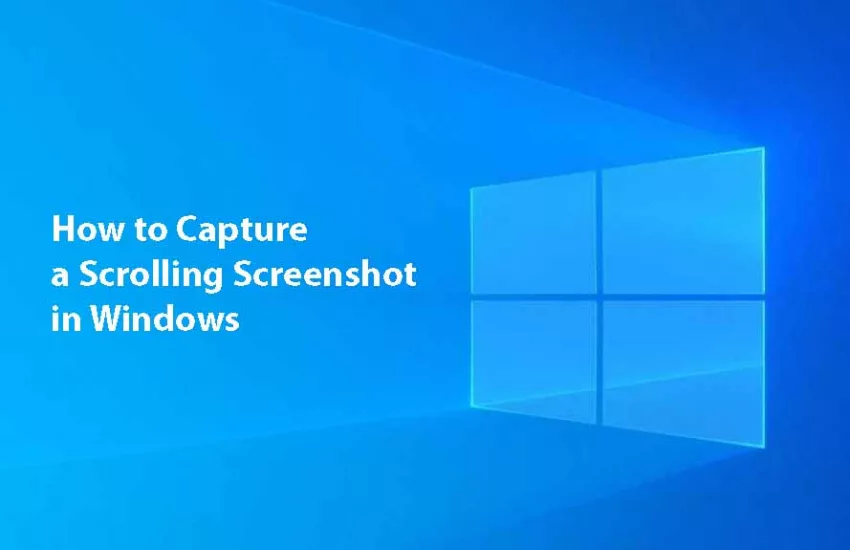How to Capture a Scrolling Screenshot in Windows