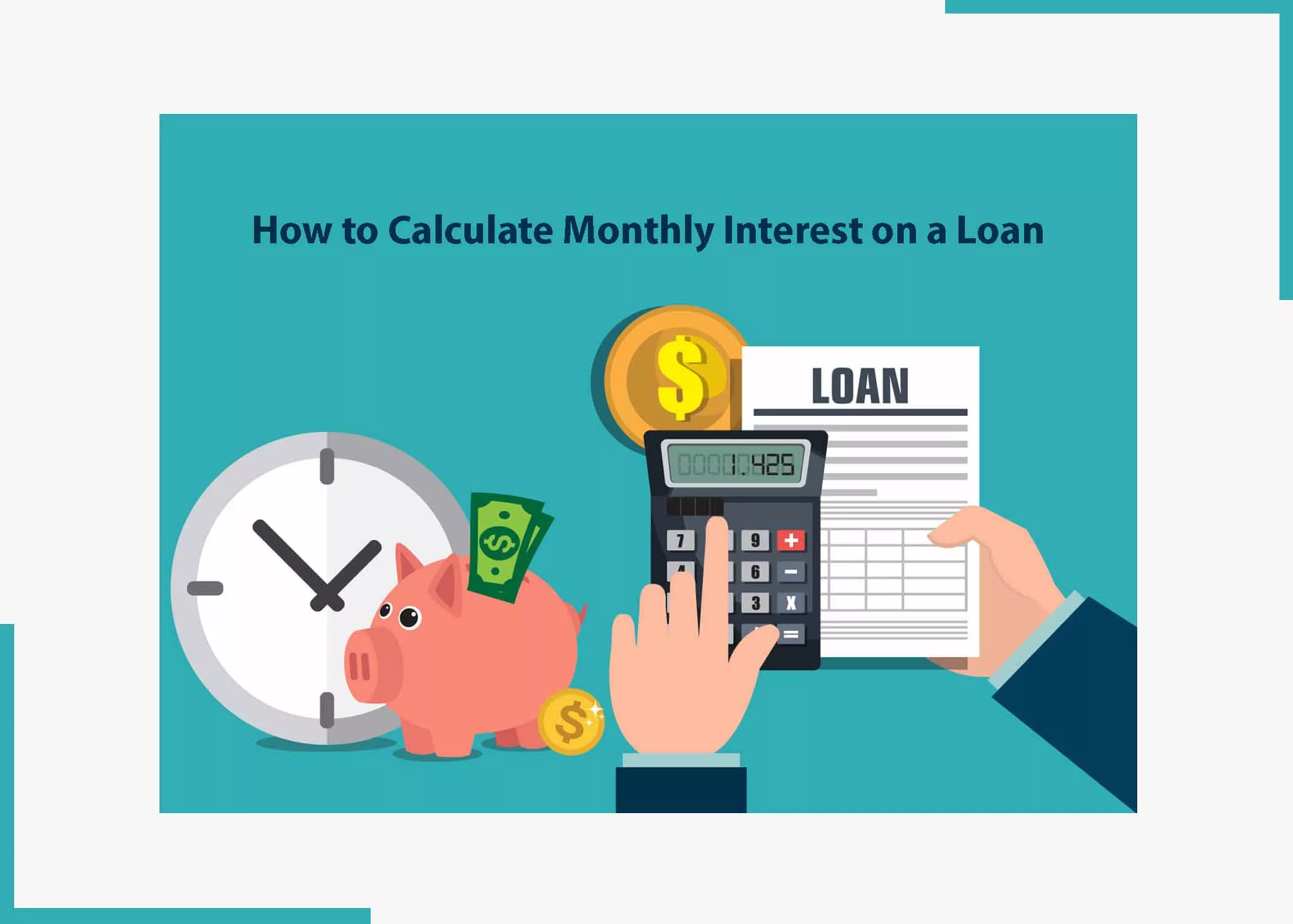 How to Calculate Monthly Interest on a Loan