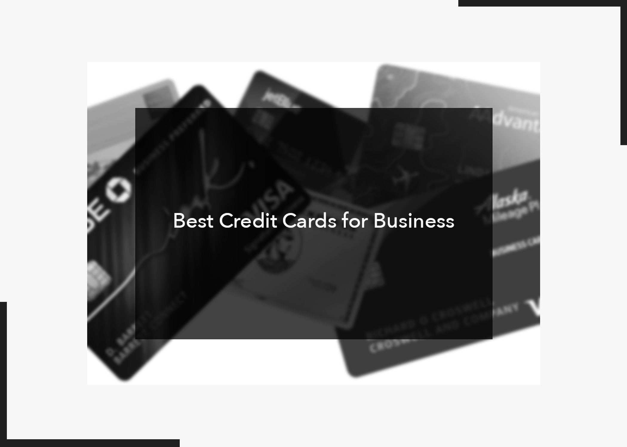 Best Credit Cards for Business